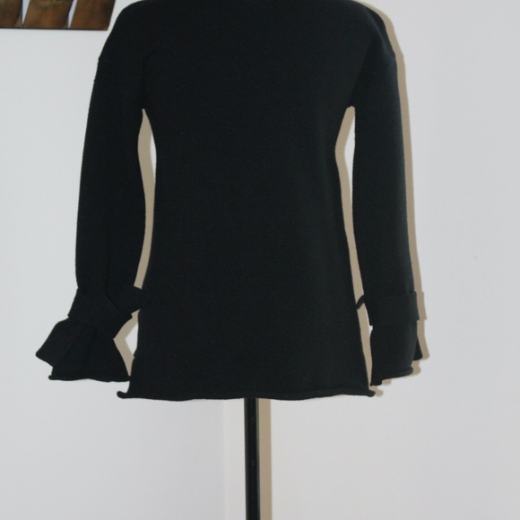 Bar lll, black sweater with tie sleeves C5 - Picture 5 of 11